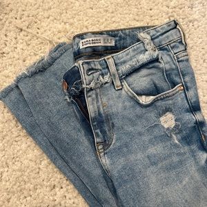 Zara basic wripped jeans womens size 2